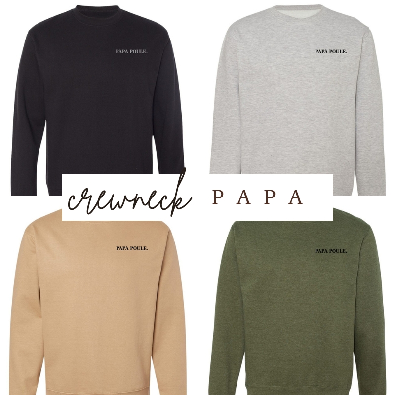 Précommande crewneck papa poule
