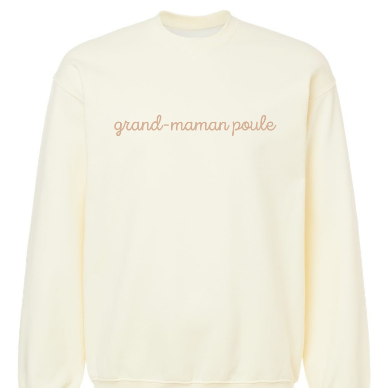 Précommande crewnecks brodés grand-maman poule – Image 4