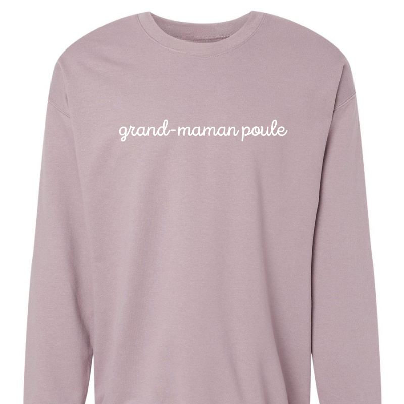 Précommande crewnecks brodés grand-maman poule – Image 3