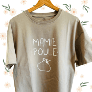 chandail manche courte mamie poule (twinning)