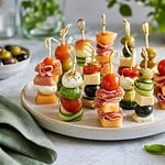 mini brochettes apéritives sans cuisson