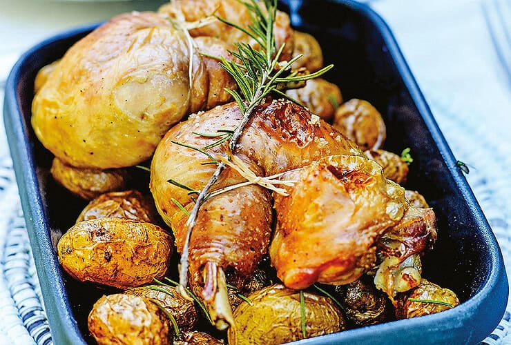 Cuisse de poulet au four