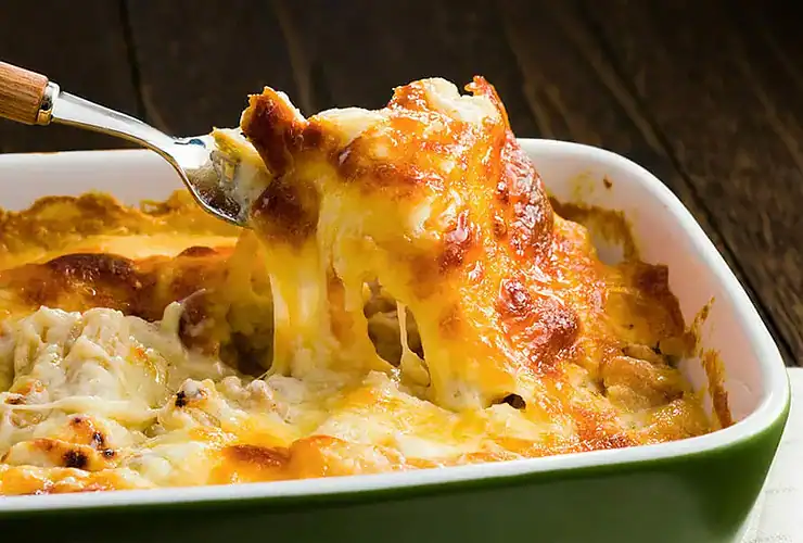 Gratin de cardons avec un roux