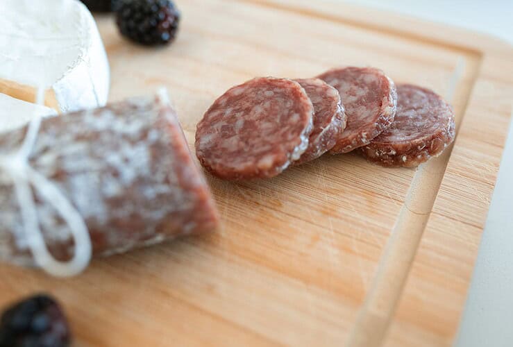 Saucisson de canard maison
