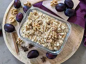 Crumble sans beurre