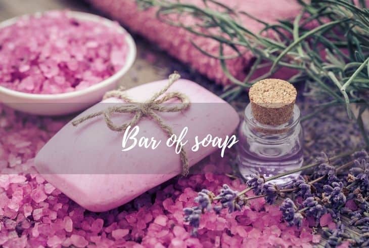 bar of soap for musty smell