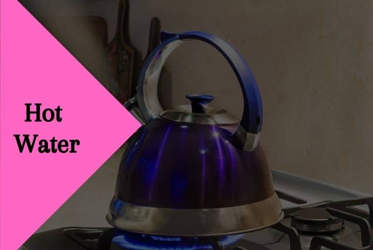use hot water