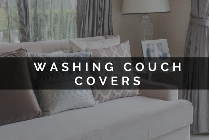 how to wash polyester couch cushion covers