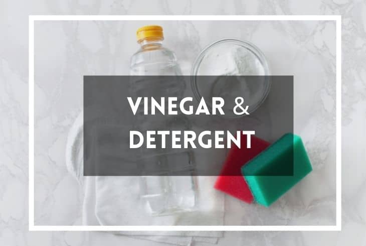 vinegar and detergent