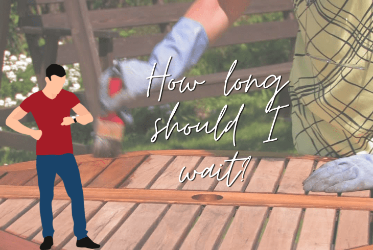 how long should wait after staining