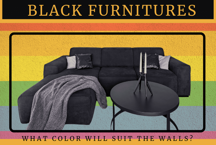 what paint color goes with black furniture