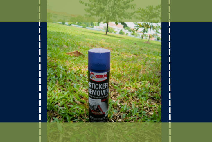 use an adhesive remover