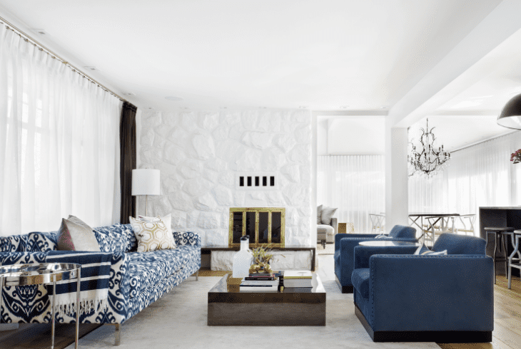 mixing and matching sofas
