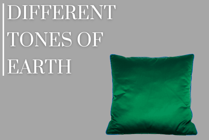 different tones of  earth color