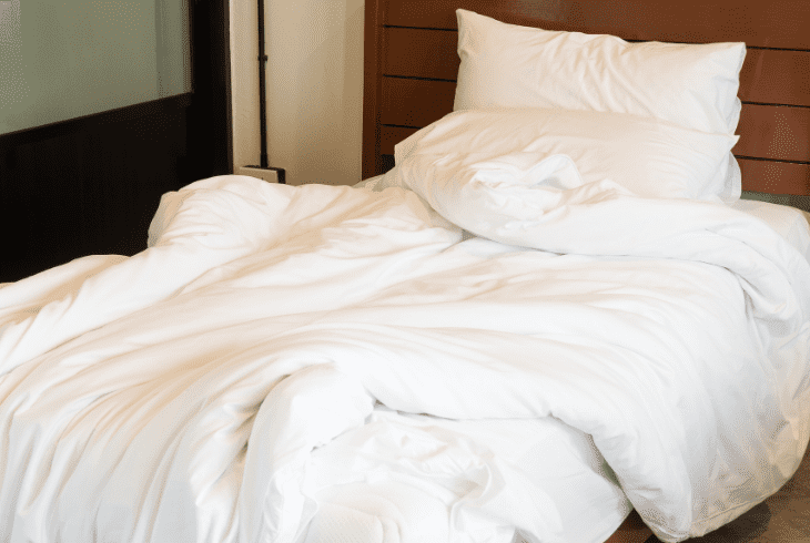 why bed sheet feel damp