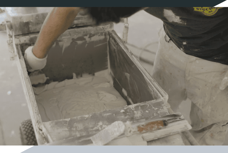 stucco made of