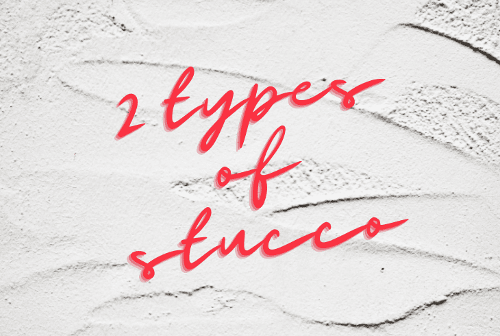 types of stucco