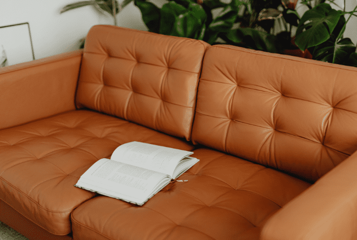 leather couch