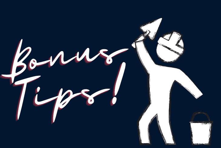 bonus tips for stucco