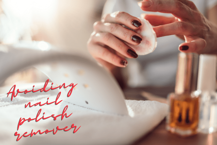 avoiding nail polish remover