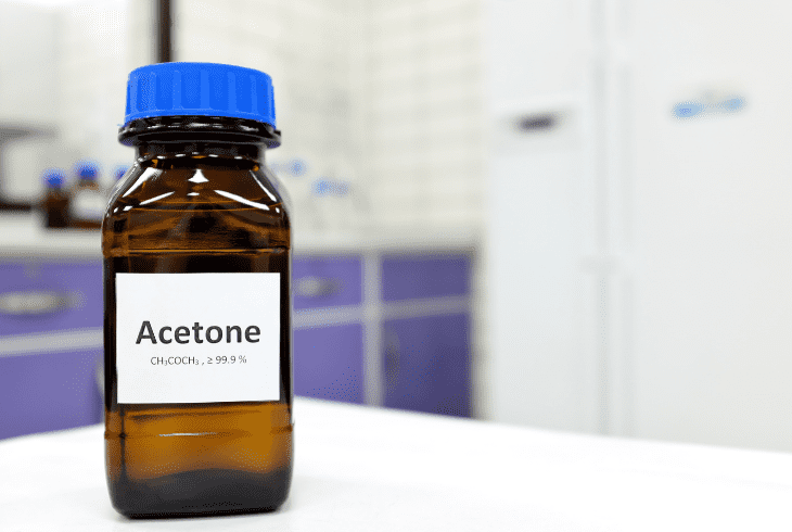 use an acetone