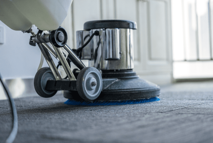 carpet cleaner on tiles