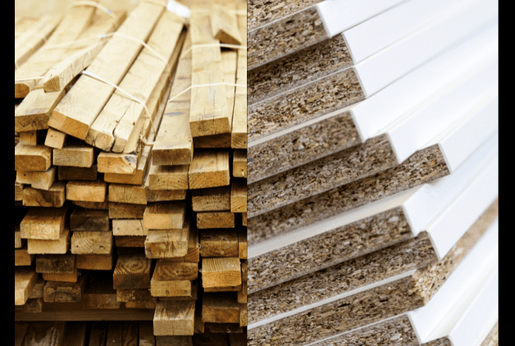difference wood and particleboard