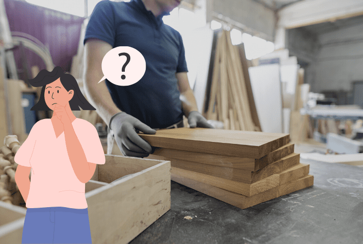 tell if wood or particleboard