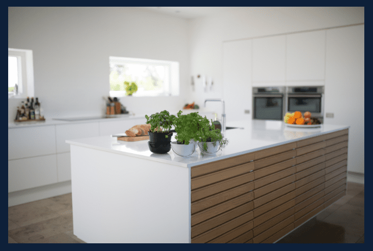 the kitchen island