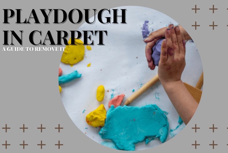 how to get playdough out of carpet