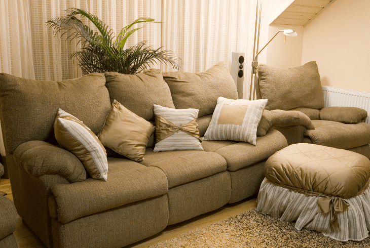 chenille couch
