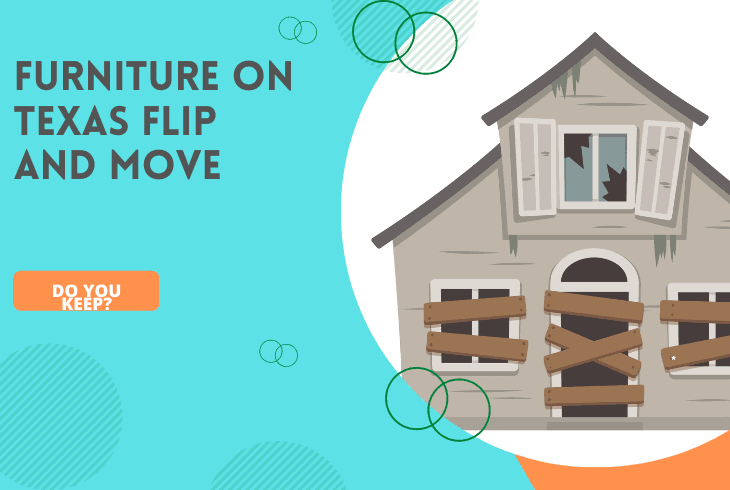 do buyers keep the furniture on texas flip and move