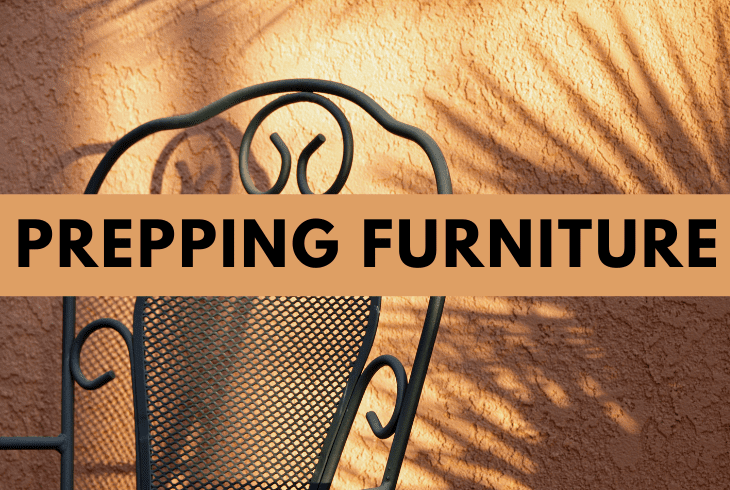 prepping your furniture