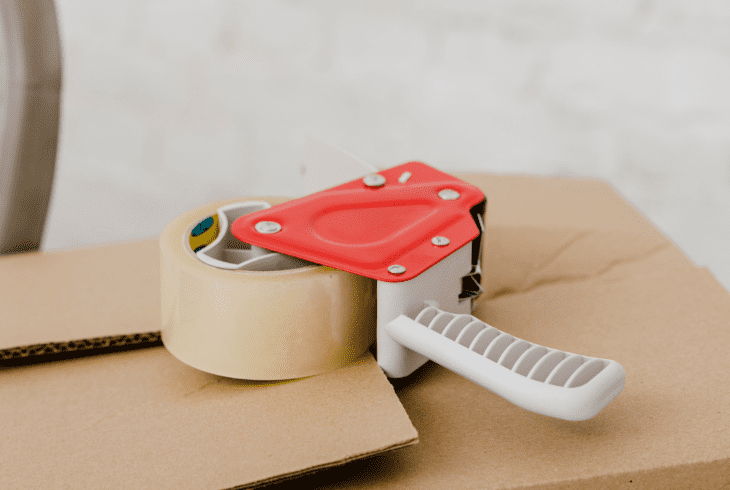 a sticky tape