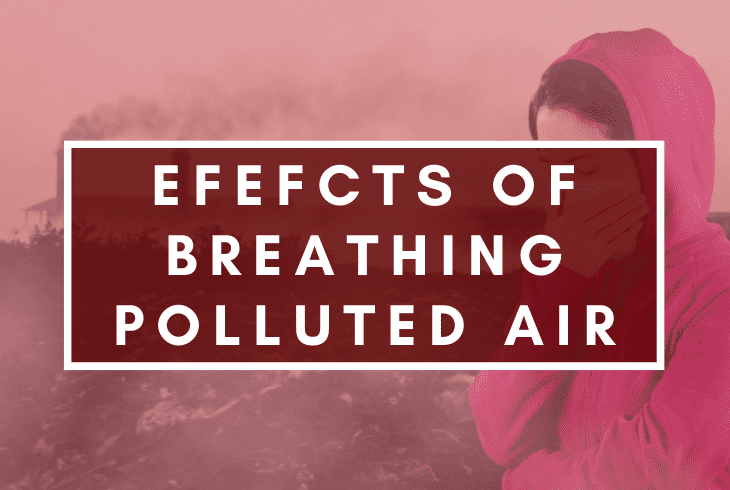 breathing polluted air