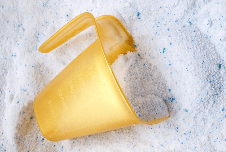 a mild detergent