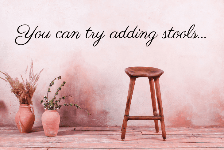 the stools