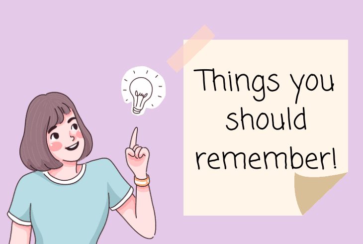 things you should know