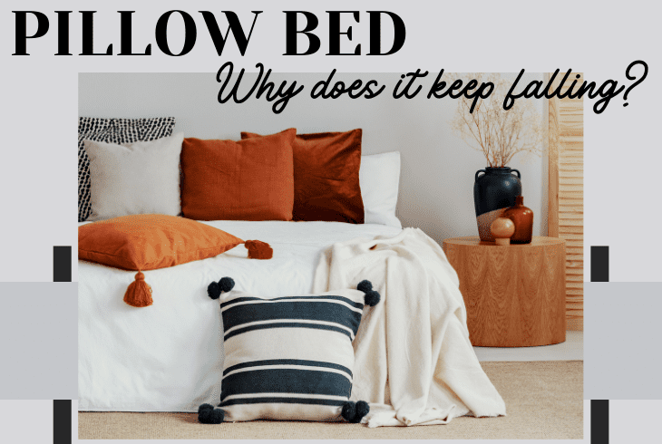 how to keep pillows from falling behind bed