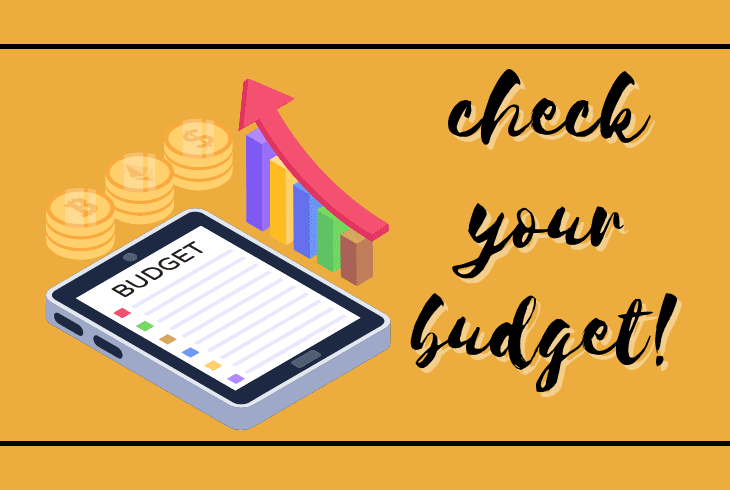 check your budget