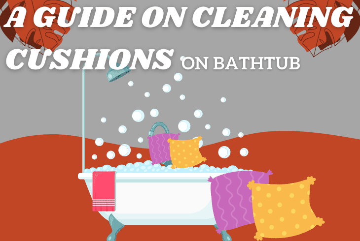 how to deep clean couch cushions in bathtub
