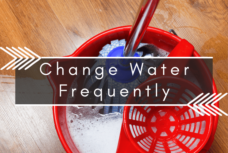 frequently change water