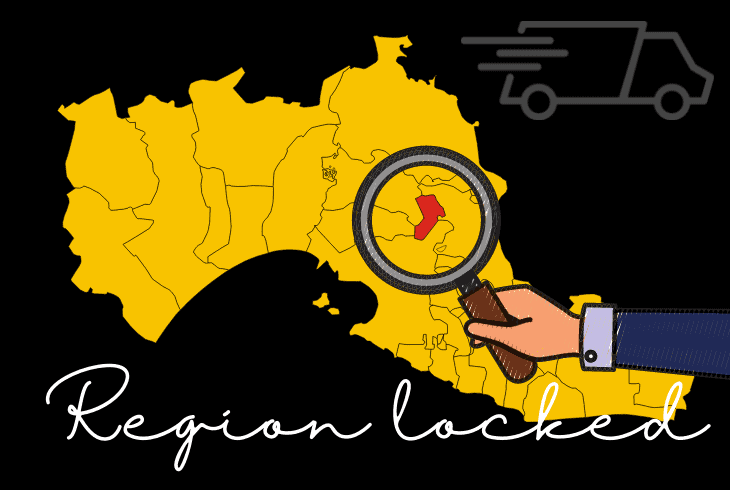 the region locked