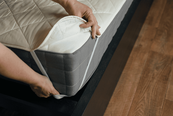 mattress pad designed for heat