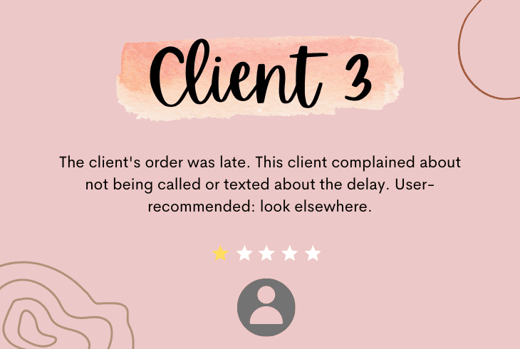from client 3