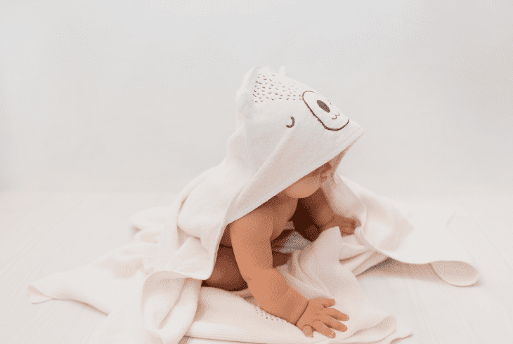 a hooded towel