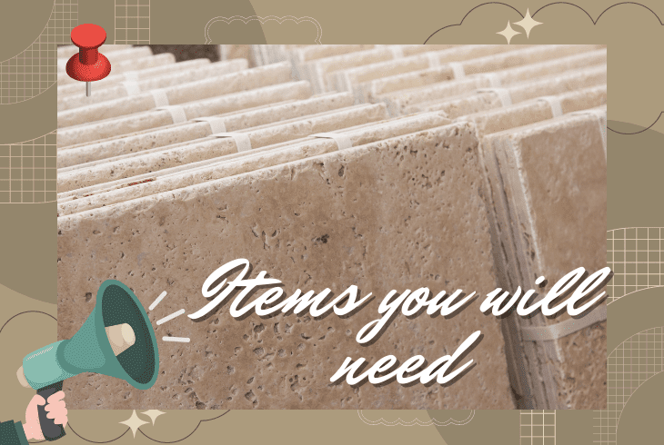 items you need 