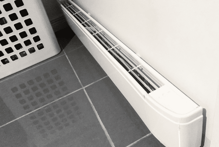 how far furniture be from baseboard heaters