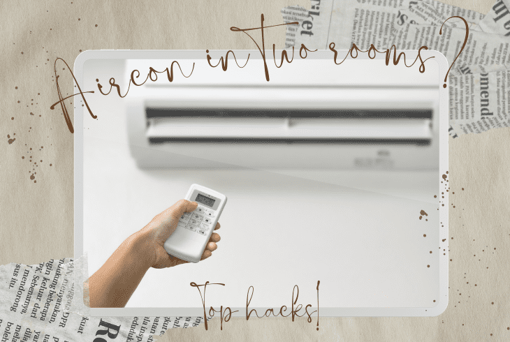 how to get air conditioning from one room to another