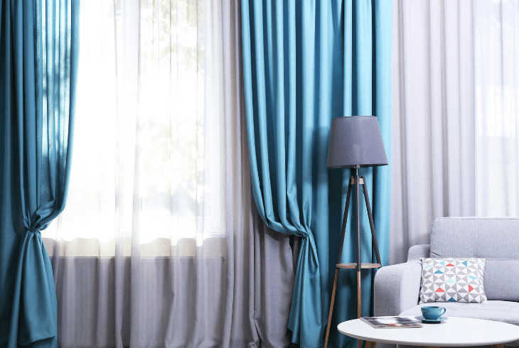 vibrant curtain